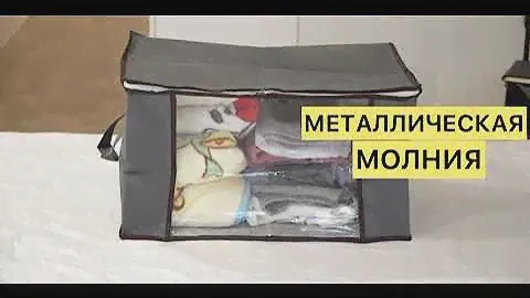 Кофр для хранения вещей ORGANIZE WOW, 60 х 43 х 35 см